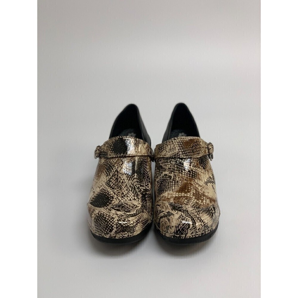 Rocky 4EurSole Serpentine Clogs Snakeskin Print Shoes RKH052 Womens 10-10.5W - Picture 3 of 15